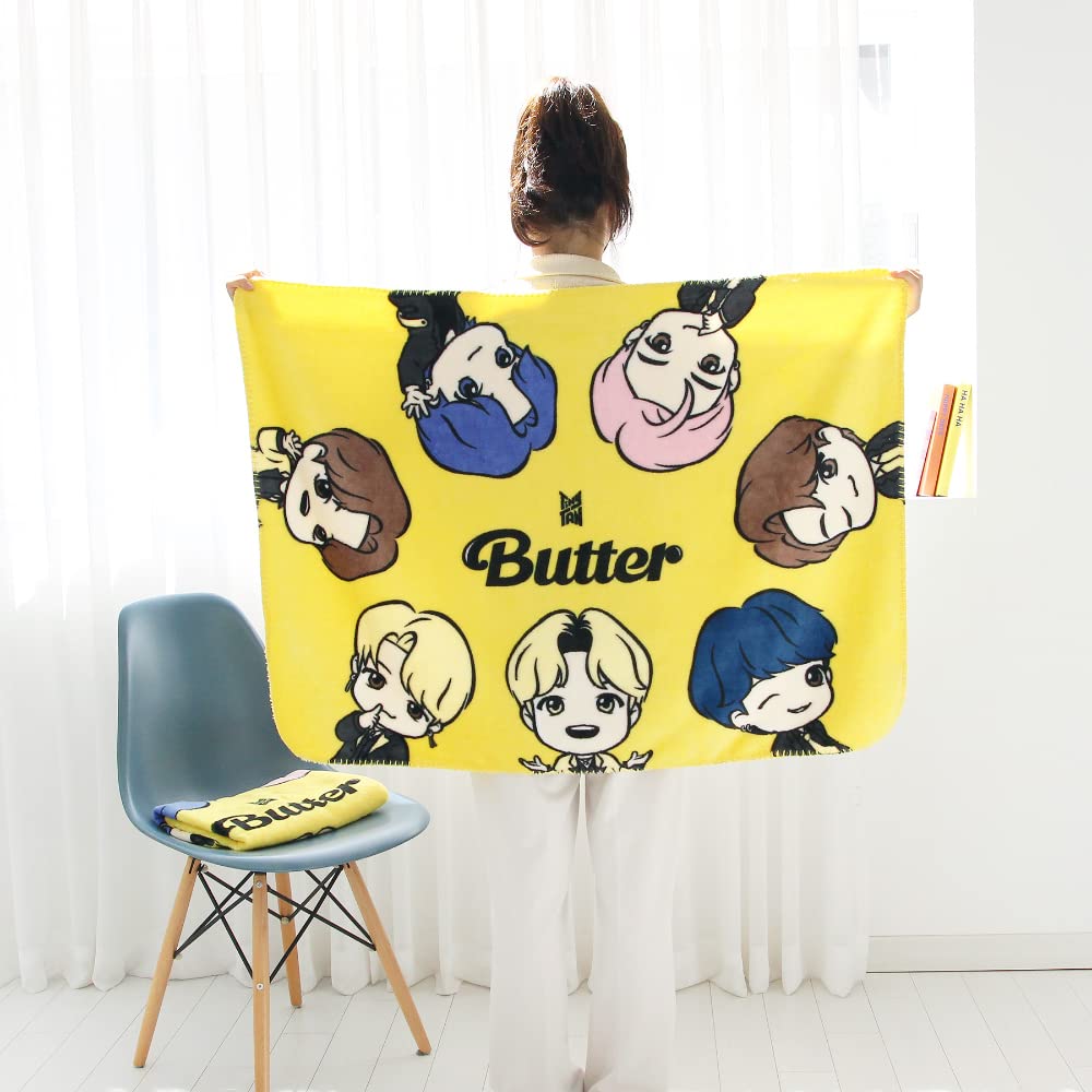 BTS♡ブランケット Amazon.co.jp: 公式 BTS Tiny TAN Butter 毛布ブランケット : ホーム